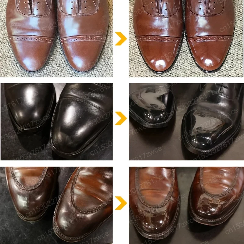 Shoe Polish Scratch Repair Bags Renewal Wax Coating Agent Furniture Leather & Plastic Back To Shine Gloss Long-Lasting Polishing