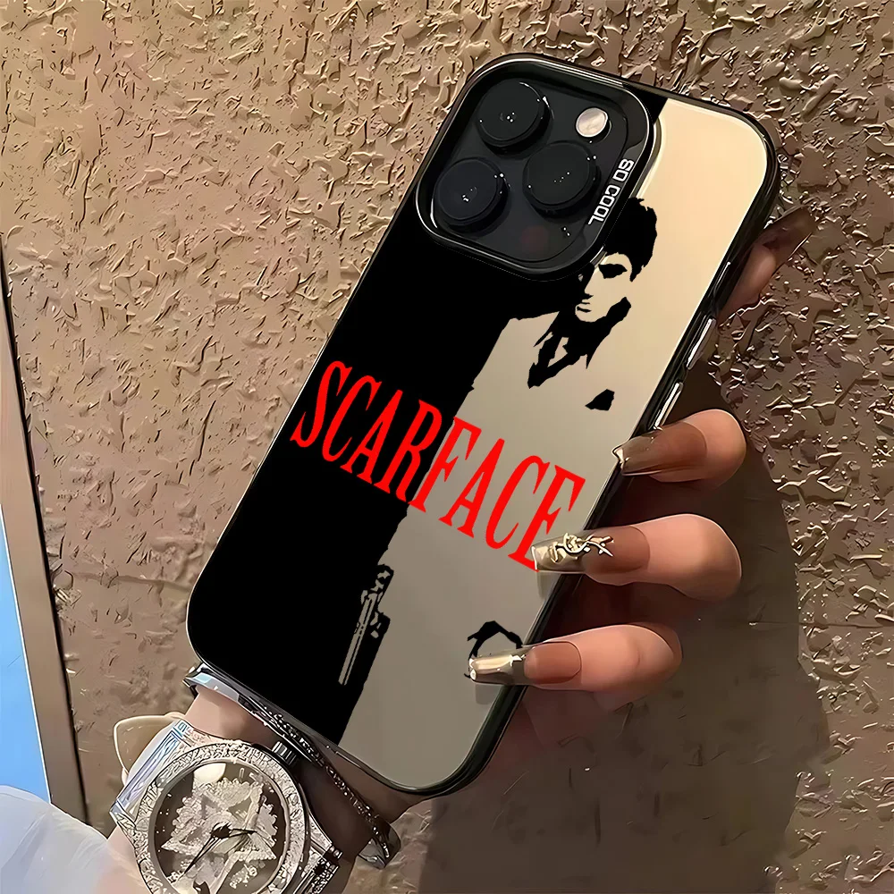 Fashion Hot S-Scarface Phone Case For iPhone 17 16e 16 15 14 13 12 11 Pro Max X XR XSMAX 8 7 Air Plus Anti Fall Matte Cover view 6