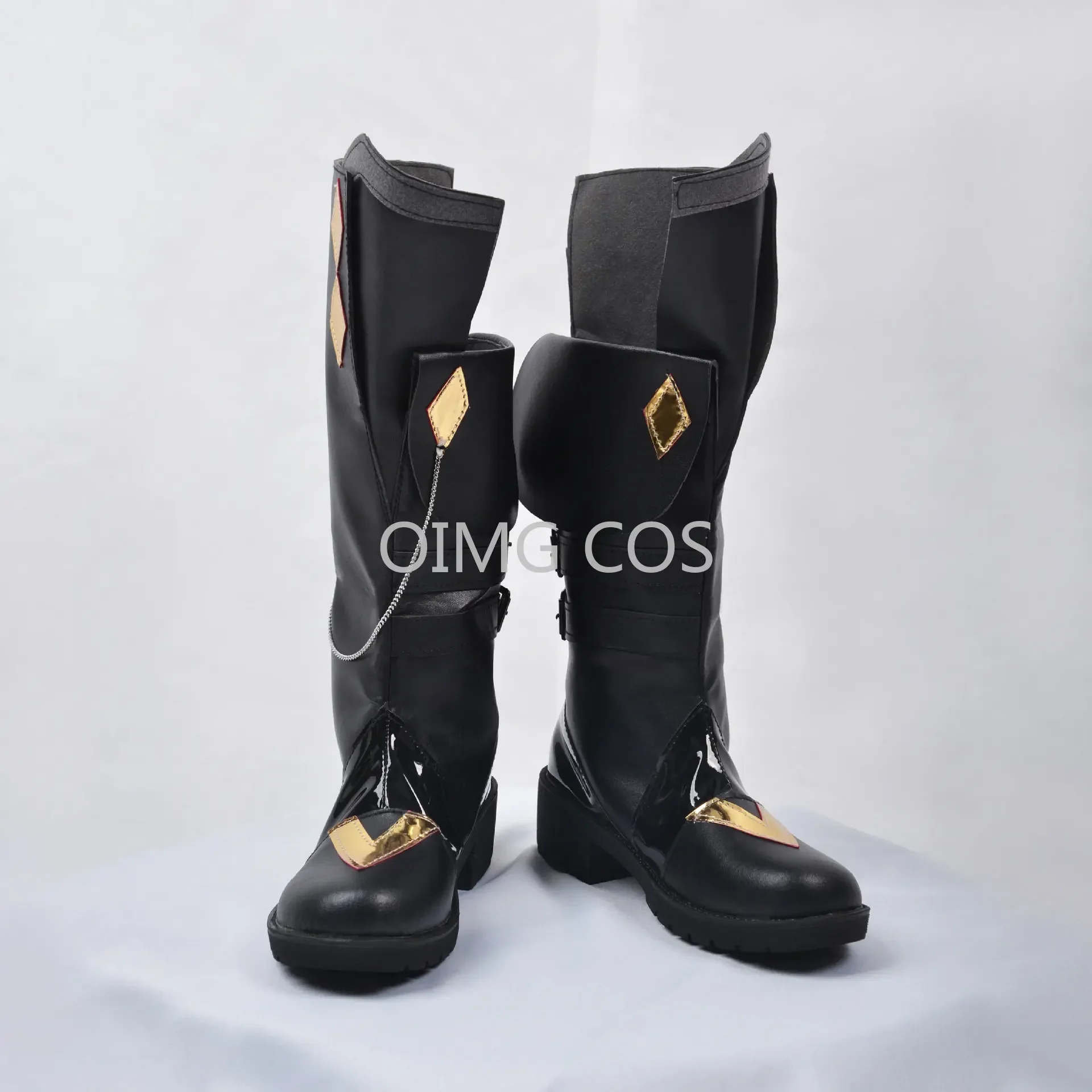 Genshin Impact Tartaglia Scarpe Cosplay Anime Stile cinese Donne di Halloween per giochi di ruolo Puntelli