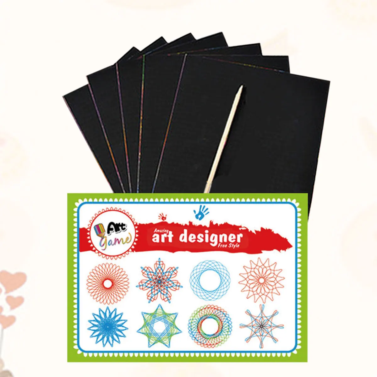 

11 Pcs Kids Toys Multifunctional 1000-meter Ruler Drawing Beautiful Painting Kit Child