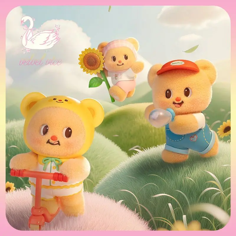 ตุ๊กตา TOYZERO รุ่น Butter Bear Little Wishes Series กล่องสุ่ม ตุ๊กตาฟล็อกกิ้ง ของสะสมอนิเมะ ของตกแต่งโต๊ะ ของขวัญสำหรับเด็กผู้หญิง