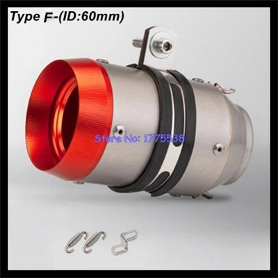 51mm 60mm Universal Motorcycle Exhaust Escape Moto Muffler for KTM RC 125 250 390 DUKE Z900 S1000RR CBR1000 MT09 MT07 Tmax530 R3 image 3