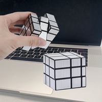 QiYi Mirror Magic Cube 2x2 3x3 Golden Silver Magic CuboSpecial Shapes Speed Cube Educational Toys Children Puzzle Gift Toys