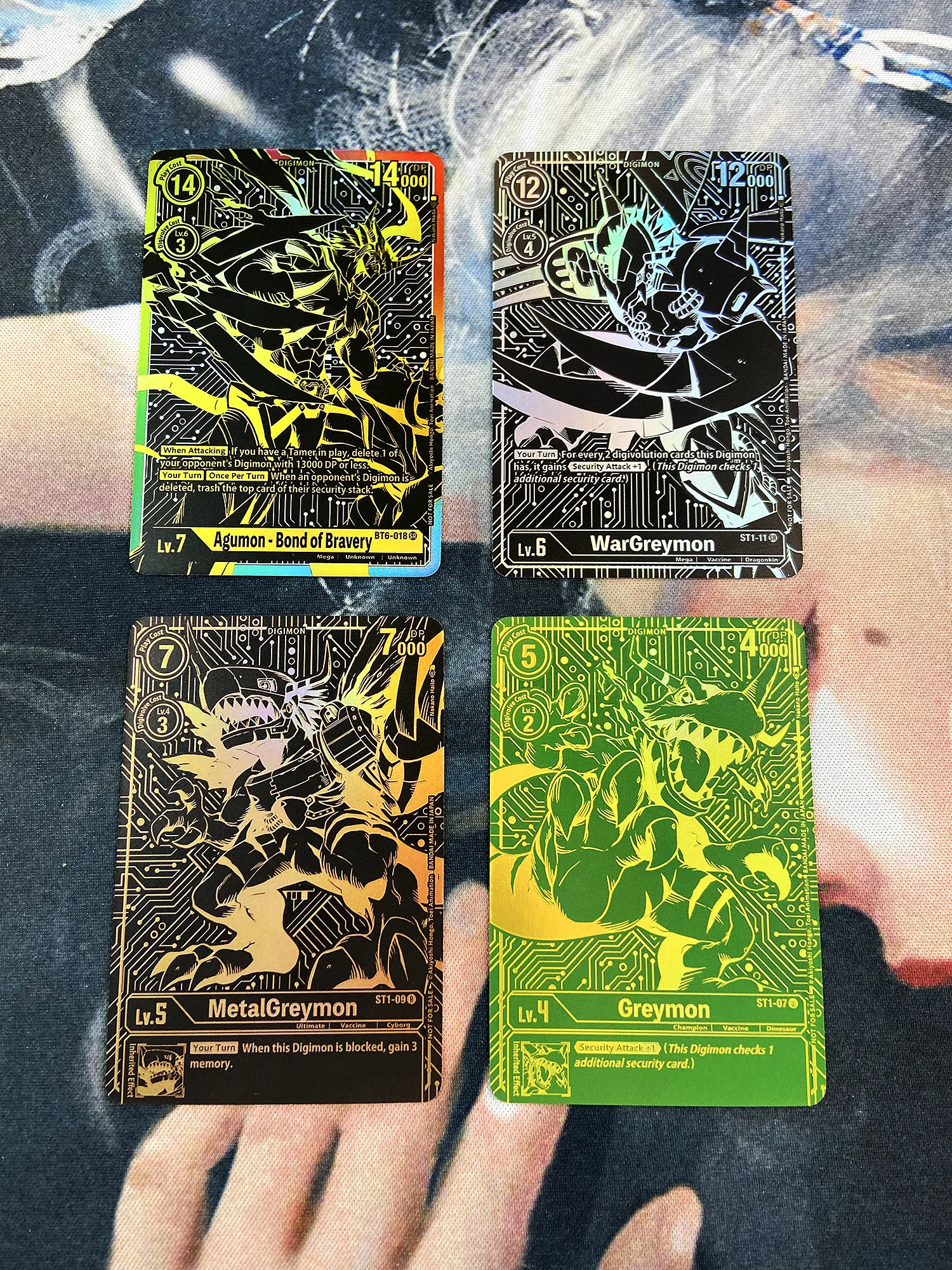 

4pcs/set 2021 Final Championships Digimon Adventure Diy Self Control Collect Signature Trading Flash Card Anime Cartoon Gift