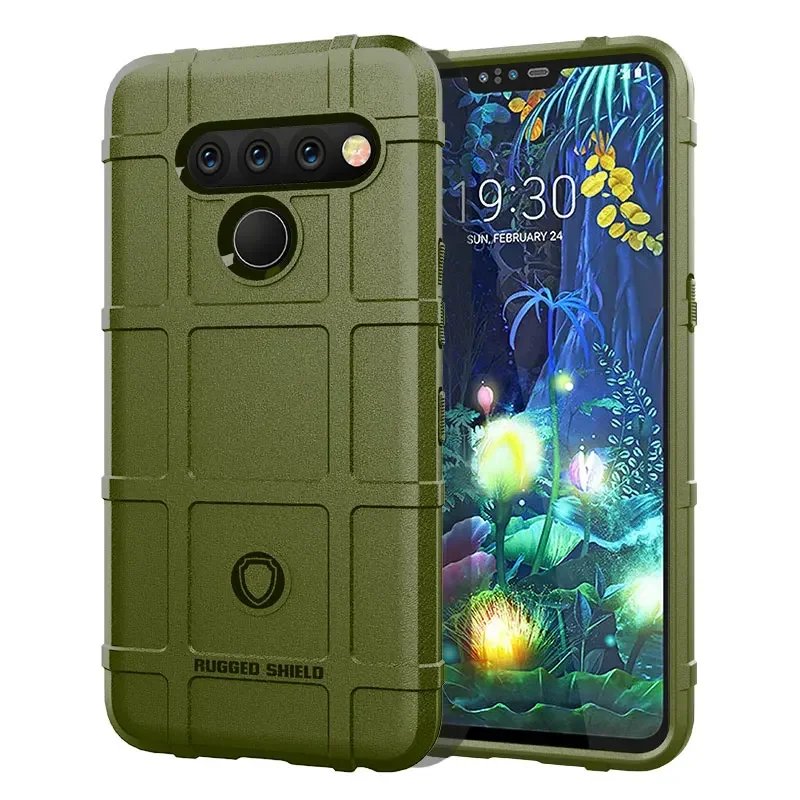 Rugged Shield Shockproof Phone Case For LG V50 V50S G8X V60 G8 G8S ThinQ Soft TPU Silicone Protective Back Cover Fundas