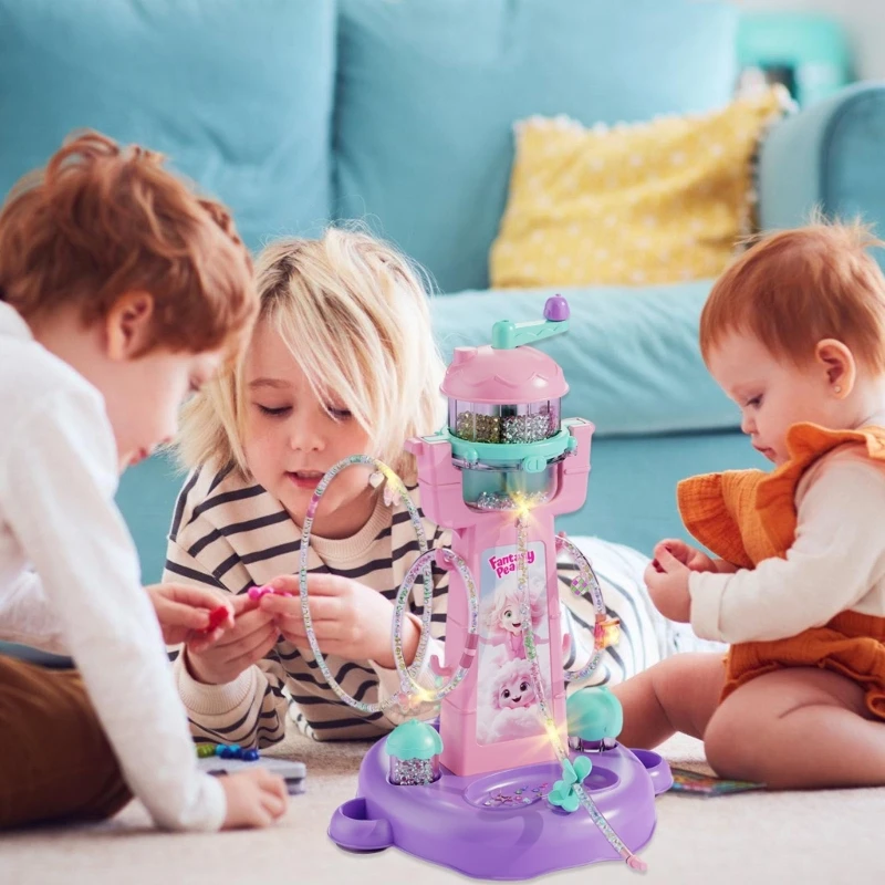 الأطفال التعليمية عدة أشغال يدوية الإبداعية سوار ماكينة لعبة المجوهرات الحرفية النشاط لنشاط عيد ميلاد الأسرة 15UB #3