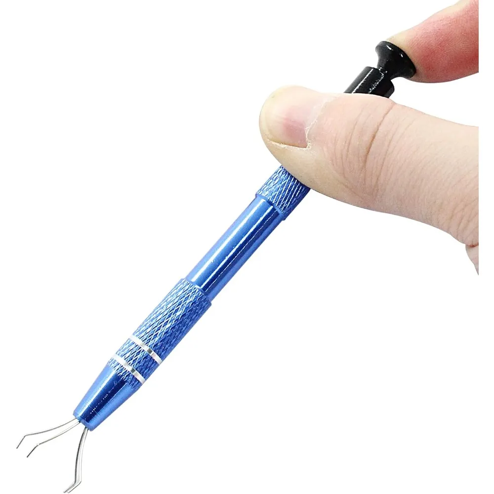 4-مخلب التقاط أداة ثقب الكرة المنتزع، الفولاذ المقاوم للصدأ 4 شوكات جوهرة لاقط أداة Terp Pearl Grabber ل-جديد