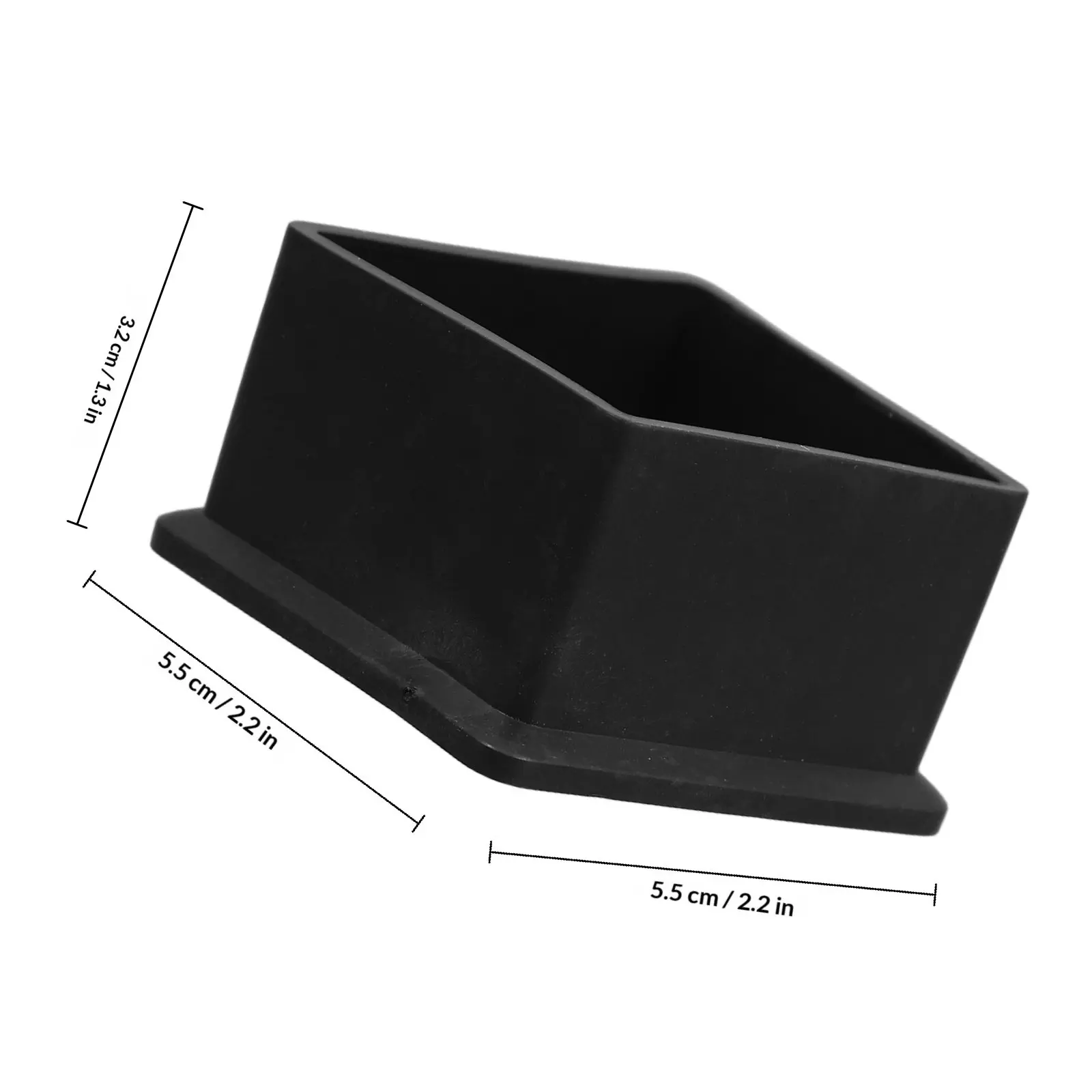 8Pcs Square Plastic Chair Leg Pads Non Slip Floor Protectors for Hardwood Floors Furniture Leg Protectors Scratch Noise