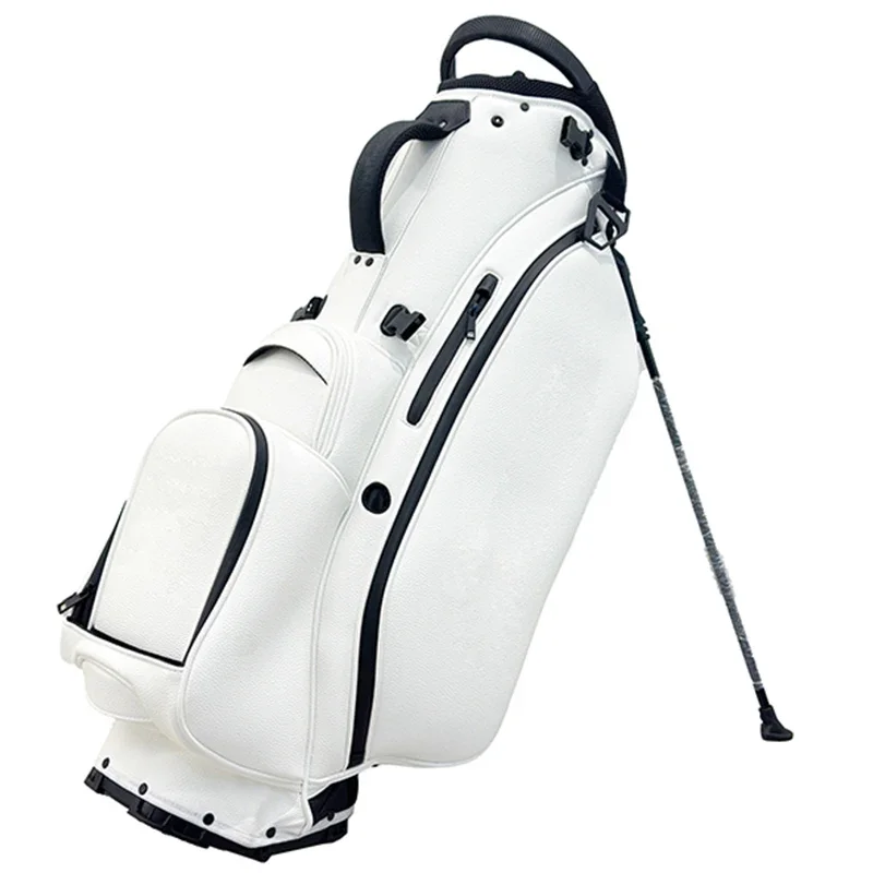 

PU Leather Custom logo Golf carry Bag Portable embroidery golf accessories 14 way golf stand bags for men