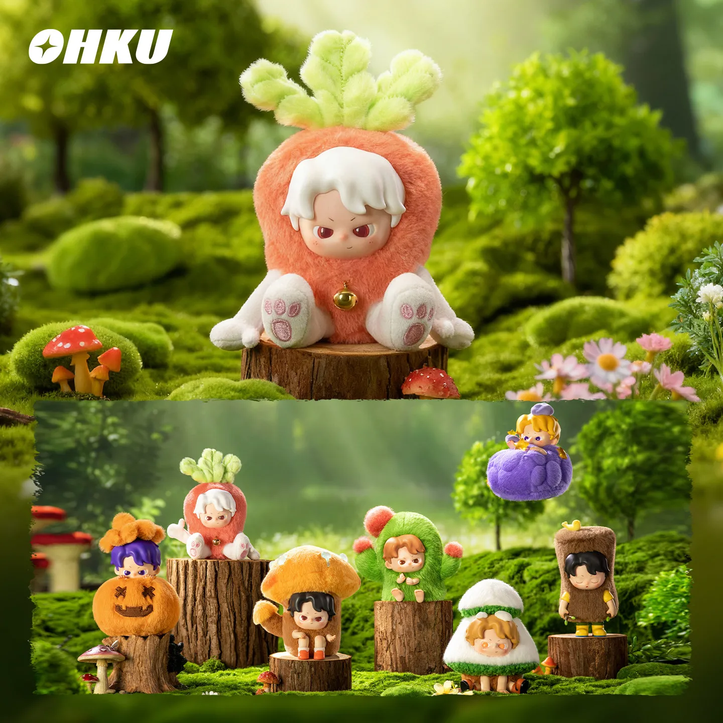 

2026 Ohku Dream Boy Hide In Corner Series Blind Box Mystery Box Collectible Figure Desktop Decor Gift Giving Gifts To Friends