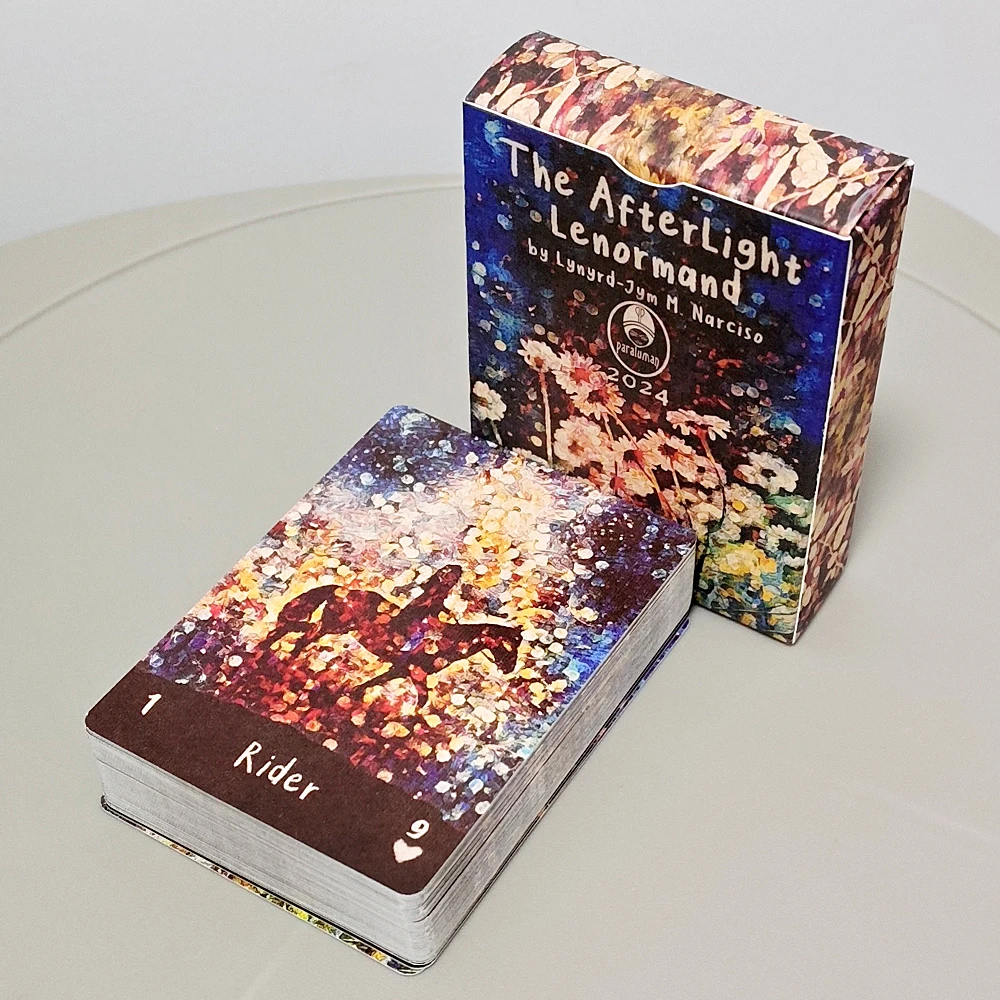 

Afterlight Lenormand Deck 62*87mm and 12 Pcs Zodiac Oracle Cards