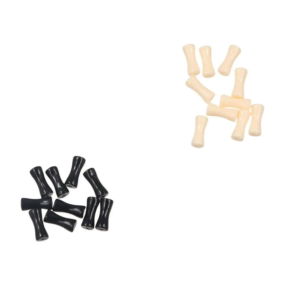 10pcs/Bag Loose Beads Bamboo Shape Beads Jewelry Making DIY Crafts Lampwork Beads Handmade Bracelet Making Kit Acrylic Beads
