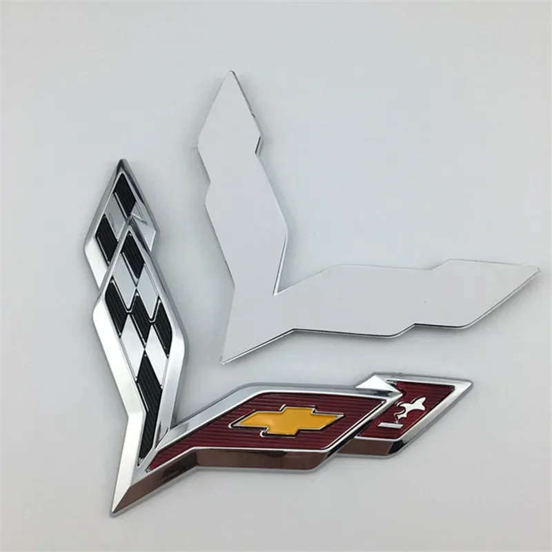 Car Styling Auto Front Emblem Sticker Rear Trunk Badge Decal for Chevrolet Corvette Aveo Cruze Malibu Captiva Trax Niva Captiva