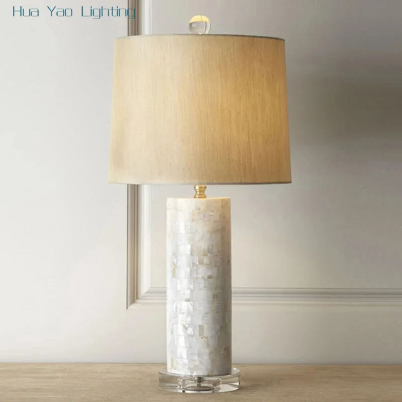 

Bedroom Bedside Creative Modern Personality Warm Warm Light Bedside Lamp Living Room Study Model Room Shell Table Lamp