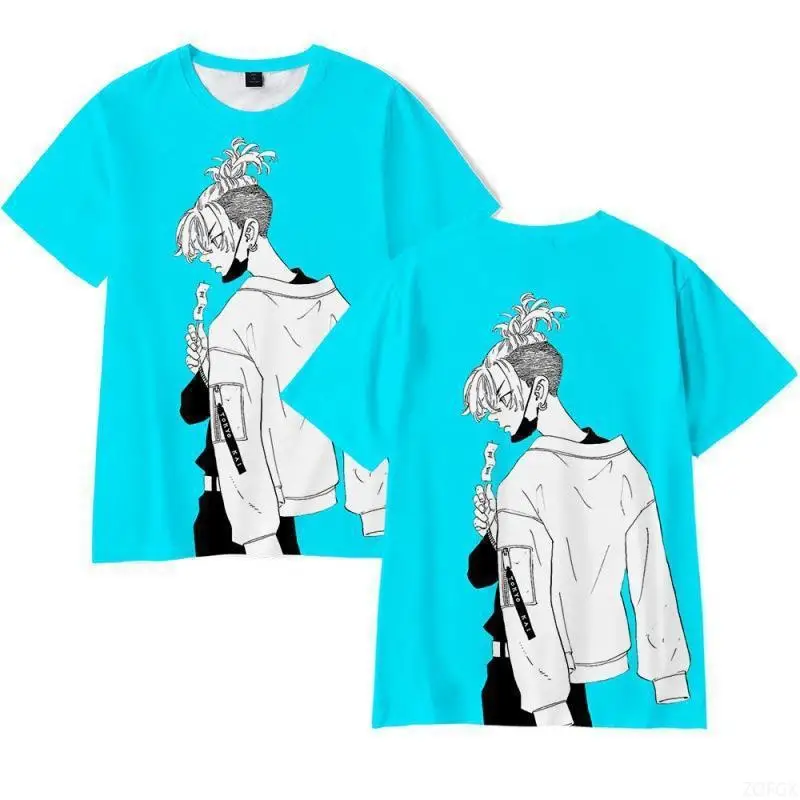 2022 Men's Trendy Anime Tokyo Avengers 3D Digital Printed T-shirt