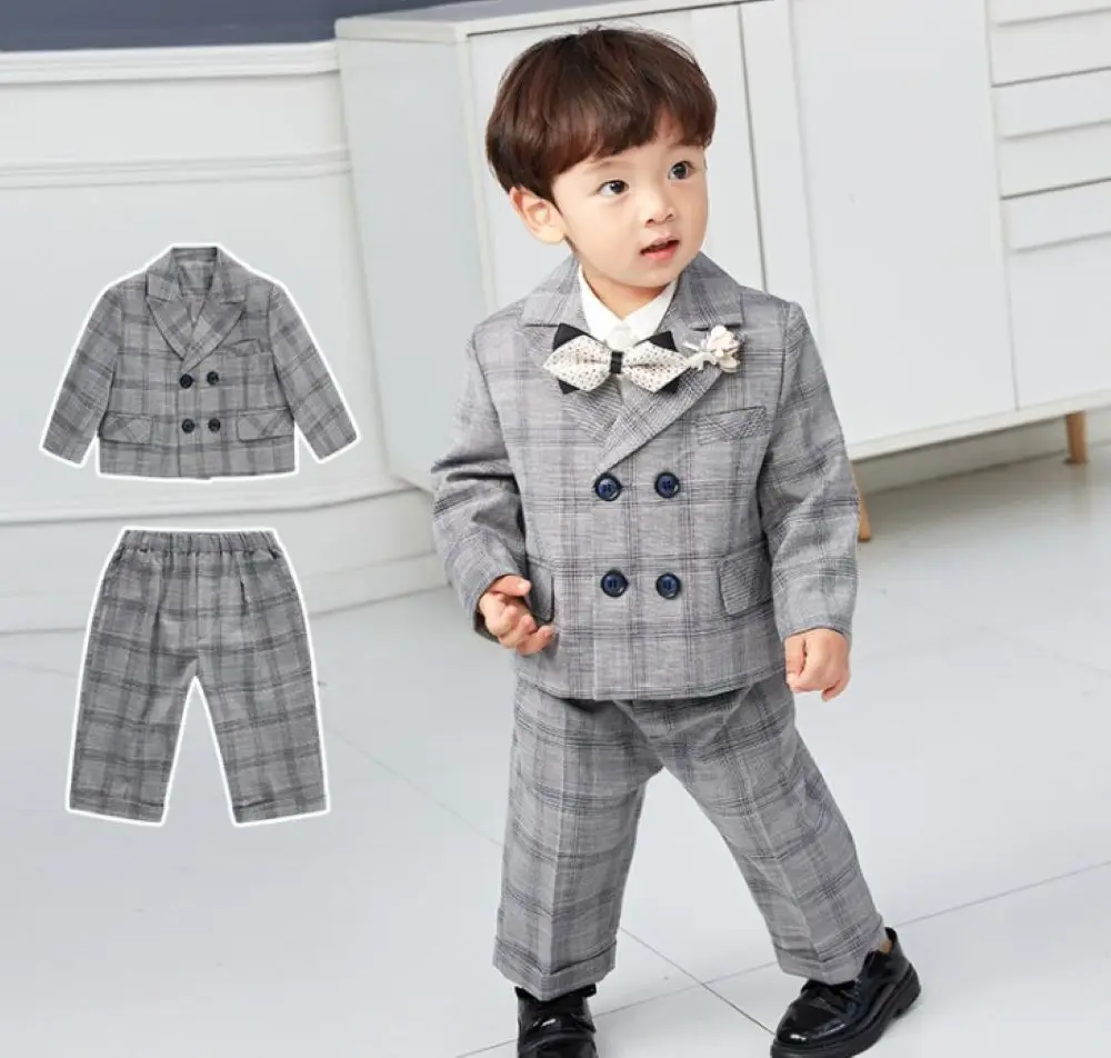 

Children's Clothing Set /Boy Performance Suit/Gentleman Baby Boys 2-piece Suit Set 3296