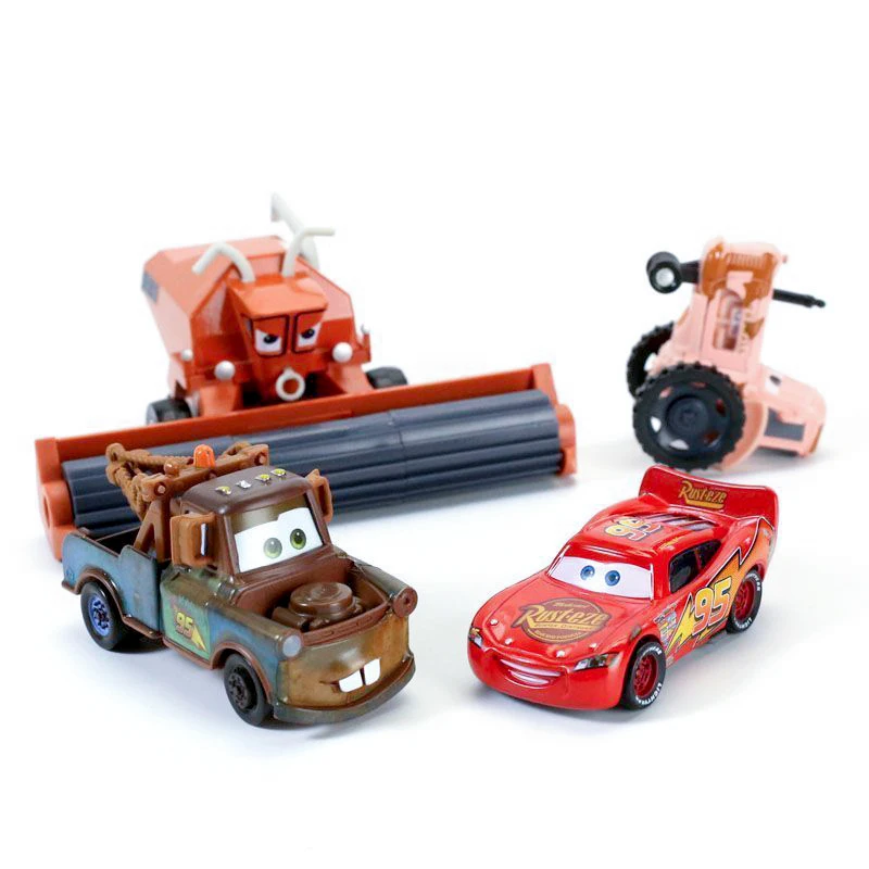 Spielzeugautos Mähdrescher Frank Piston Cup Rennwagen Traktor Legierungs-Druckgussmodell Spielzeugauto Kindergeschenk – Detail 16