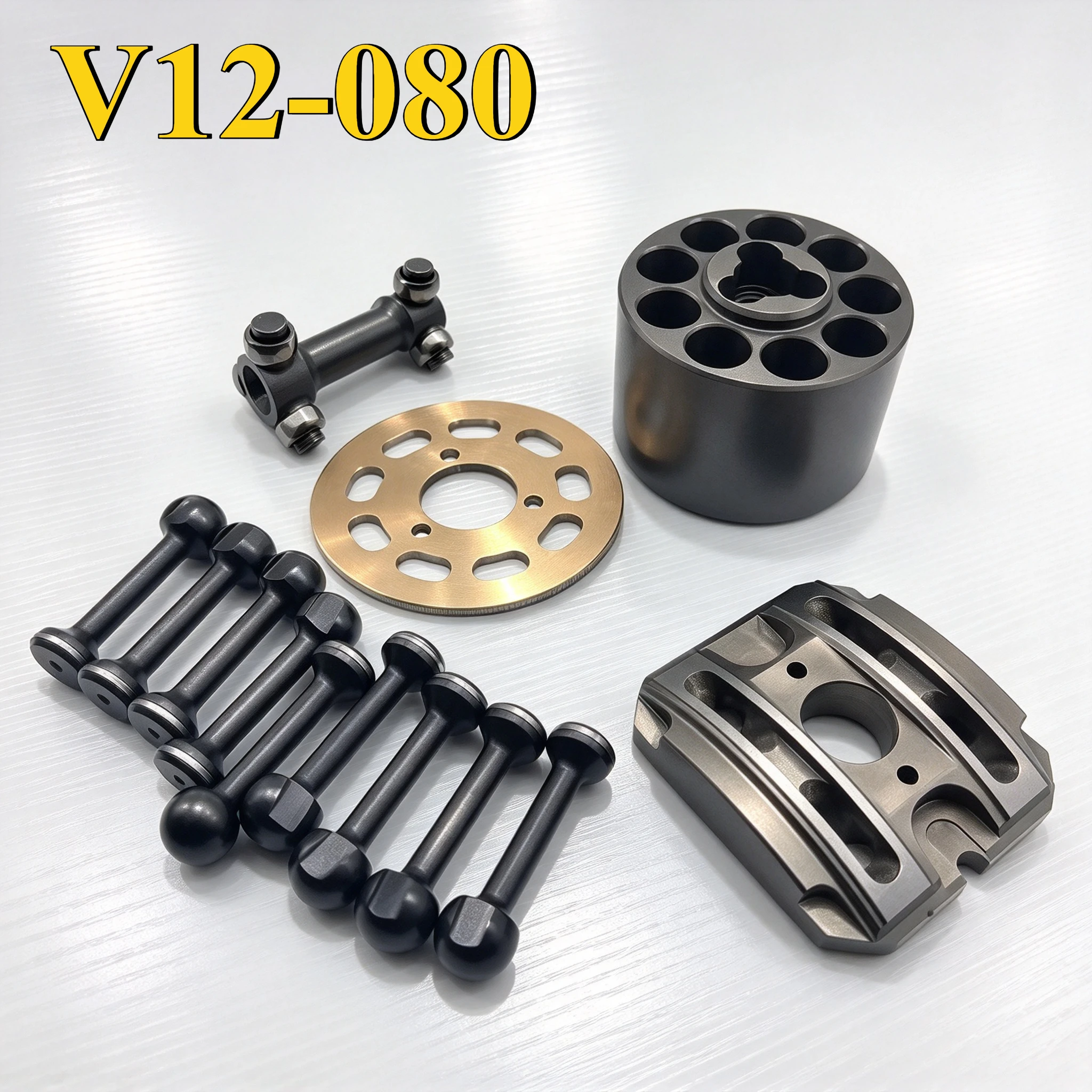 Hydraulic Motor Service Kit V12-80 Axial Piston Motor Service Parts V12-080 Motor Rotor Set Kit
