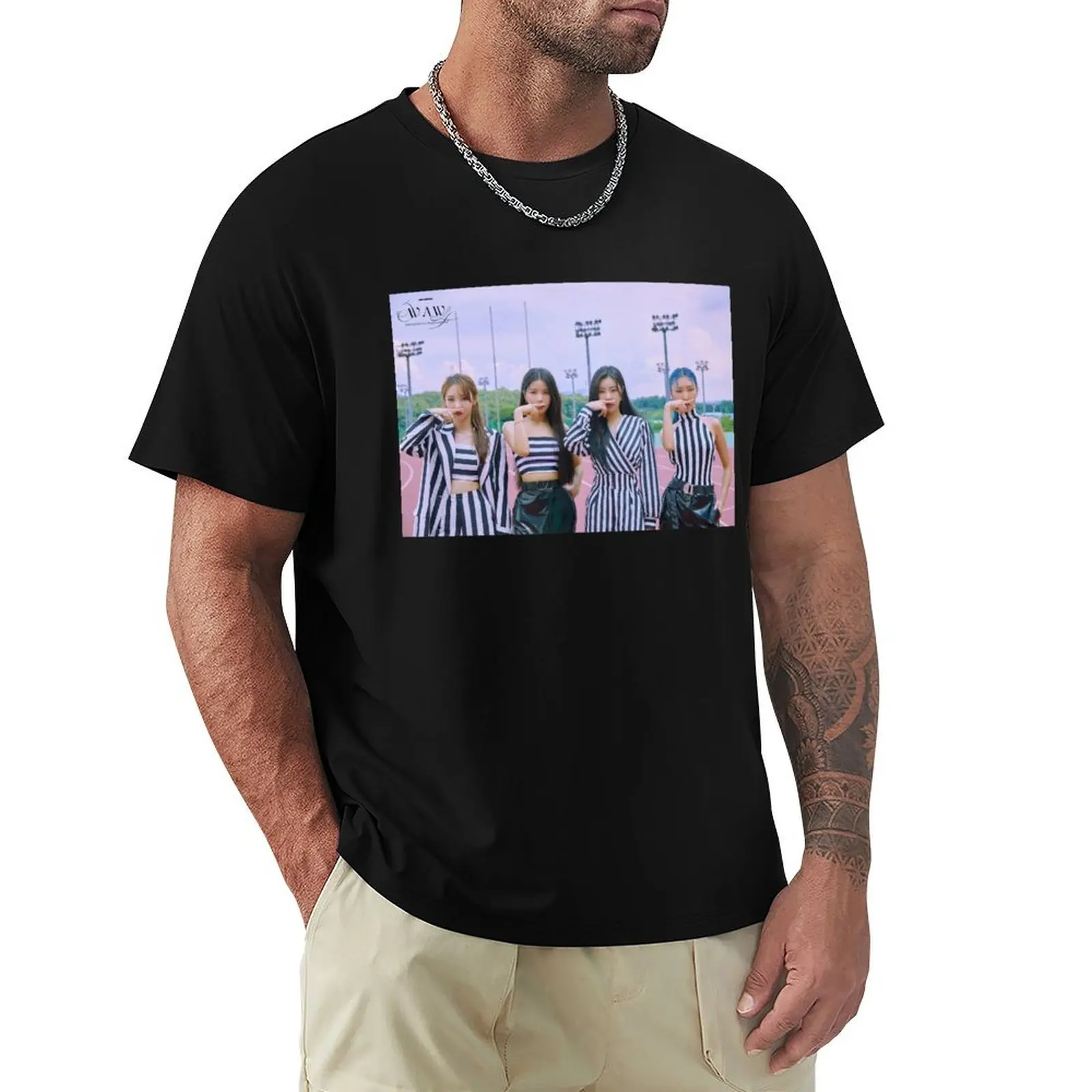 

MAMAMOO WAW Concert T-Shirt Trendy Print Short Sleeve T-Shirt