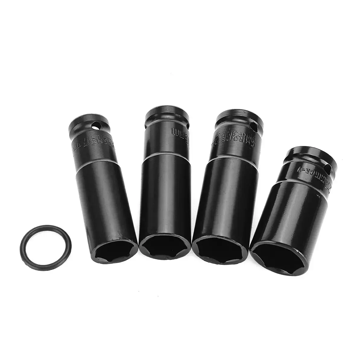 For Makita 18V Wrench 4Pcs Set 17-22mm Electric Impact Wrench Hex Socket Head Kit Metal Material High Hardness and Durability
