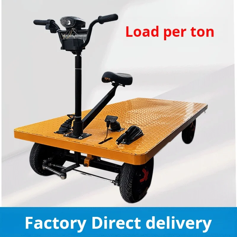 Electric Cargo Tricycle Open Body Electric Flat Truck 60v Voltage Passenger and Car Use EEC & DOT Certified