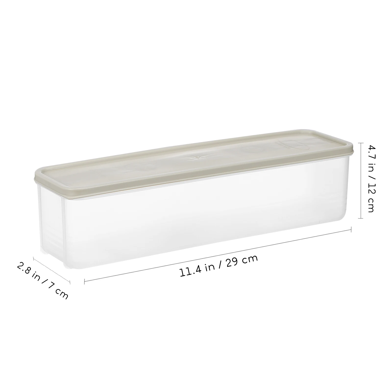 

3 pcs Sealed Storage Containers for Fridge Organizer Multiple Colors PP Material Transparent Box Bread Fruit Noodles Storage