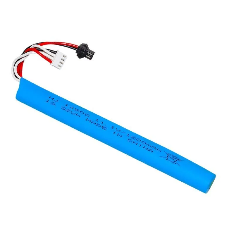 11.1V 1200mAh 3S 10C High Rate Power 14500 Cylindrical Lithium Battery SM/Small Tamiya Plug For Water Gun Airsoft BB Air Pistol