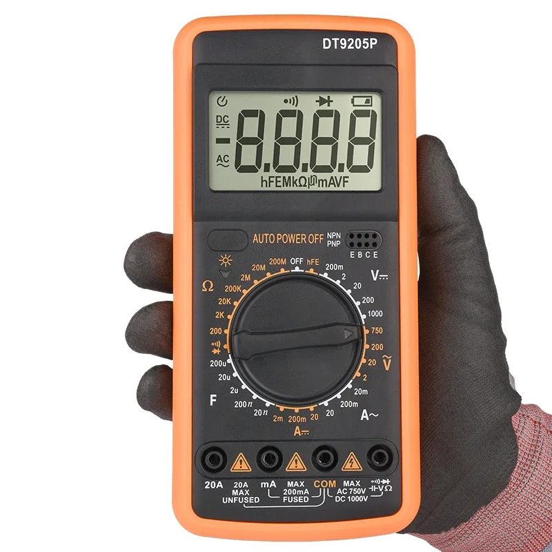 Digital Multimeter 1999 Counts Multimeter for Voltage Current Test Multi Meter