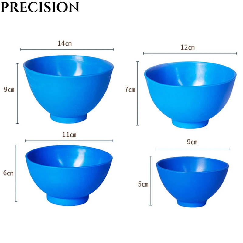 Flexible Rubber Dental Lab Mixing Bowl Alginate Plaster Material Mixing Bowl  S/M/L/XL Denture/Gypsum Mixing Bowl Dentist Tool