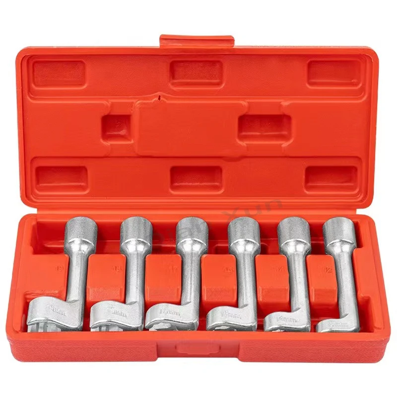 6pcs Diesel Fuel Injector Line Injection Socket Tool Set 1/2\