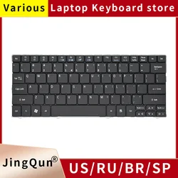New US/ RU/RussianLaptop Keyboard For Acer Aspire One ZA8 MS2298 MS2297 MS2296 ZA3 752 753 722 721 1410 1810T 1551 P1VE6 1830