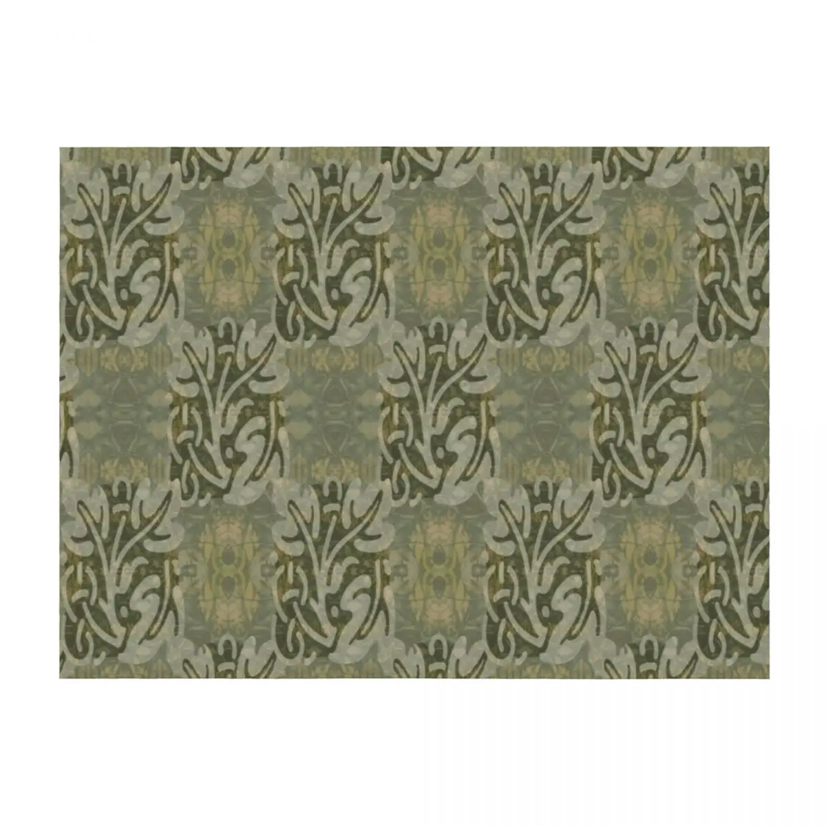 

Olive GreenDecorative Design Throw Blanket Custom Furrys halloween blankets and throws Blankets