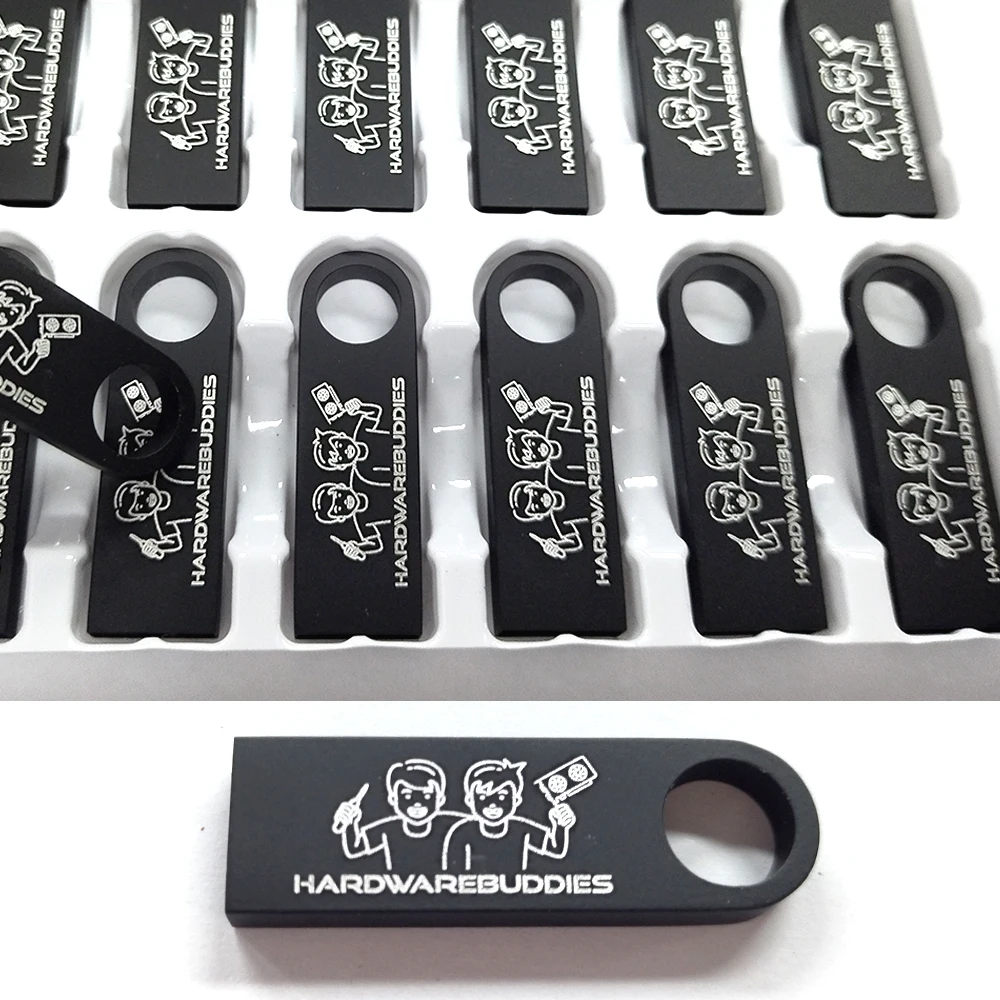 10 pièces/lot clé USB en métal 4GB 8GB clé 16GB 32GB clé USB clé 2.0 mémoire clé USB 64GB 128MB logo personnalisé gratuit