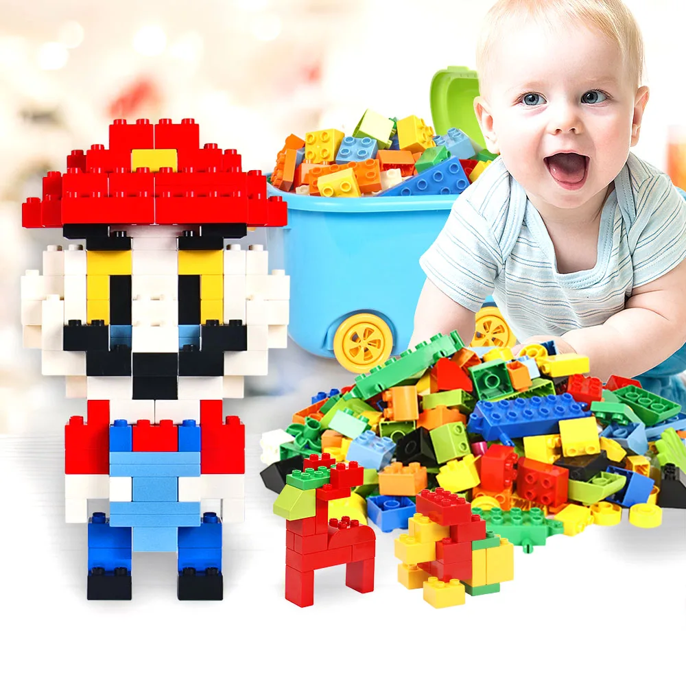 Building Blocks for Kids Toddlers 150 Piece Classic Multi-Colored Building Blocks Set for 3-6 Years Toys Gifts for Children