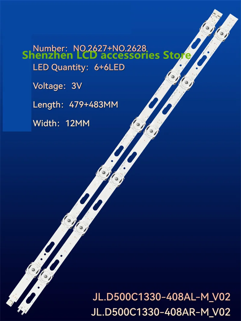 LED 백라이트 라이트 바, A50TU8000K UN50TU8200 UA50TU7000K, 100% 신제품