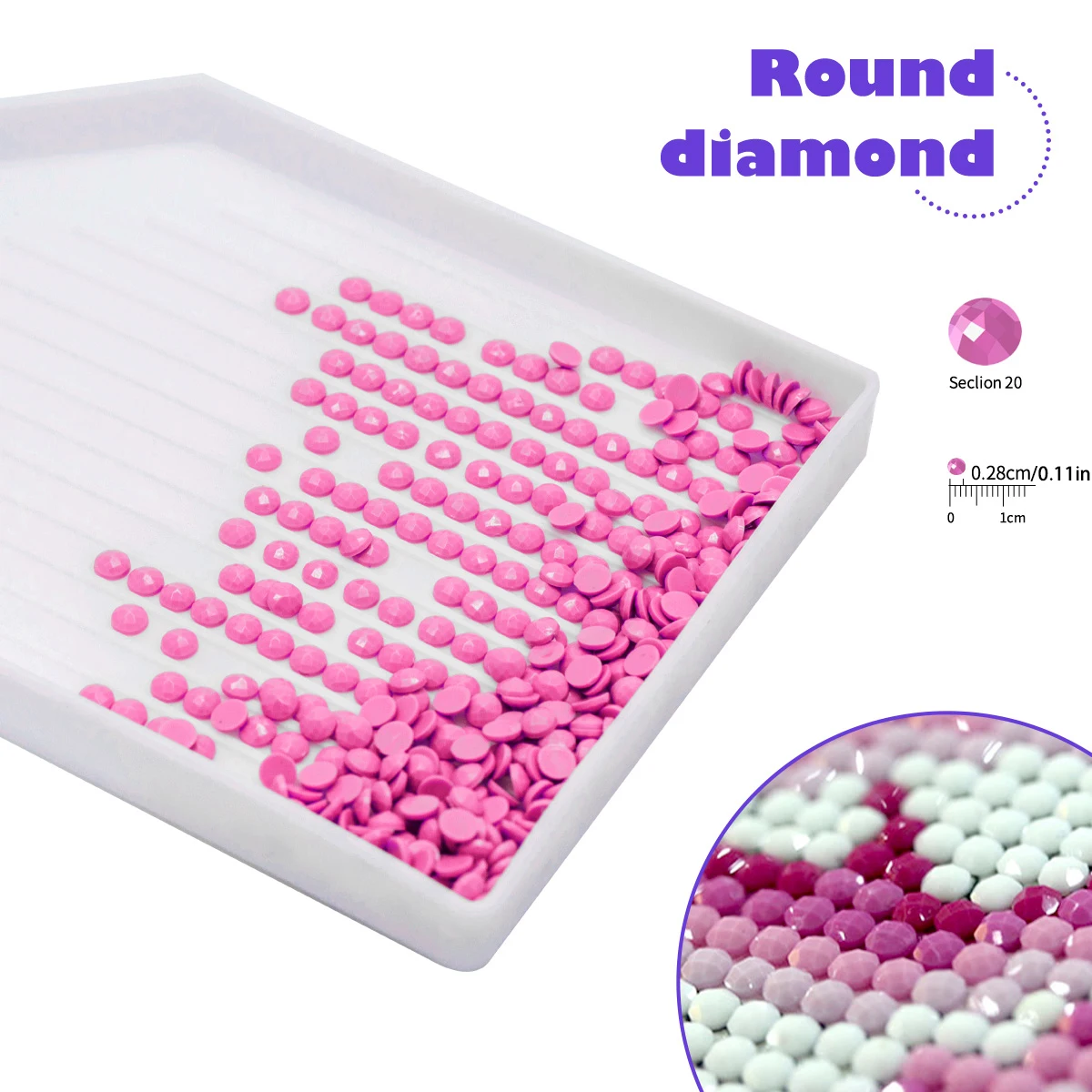 RUOPOTY Diy Diamond Painting Dog Animal Diamond Art Full Round Diamond Embroidery Decorations For Home Decors Gift