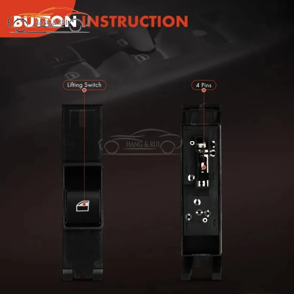 

61316902176 For BMW 323I 1999-2000 325I 2001-2005 330Xi 2004-2005 Accessory Parts- Power Window Lifter Switch