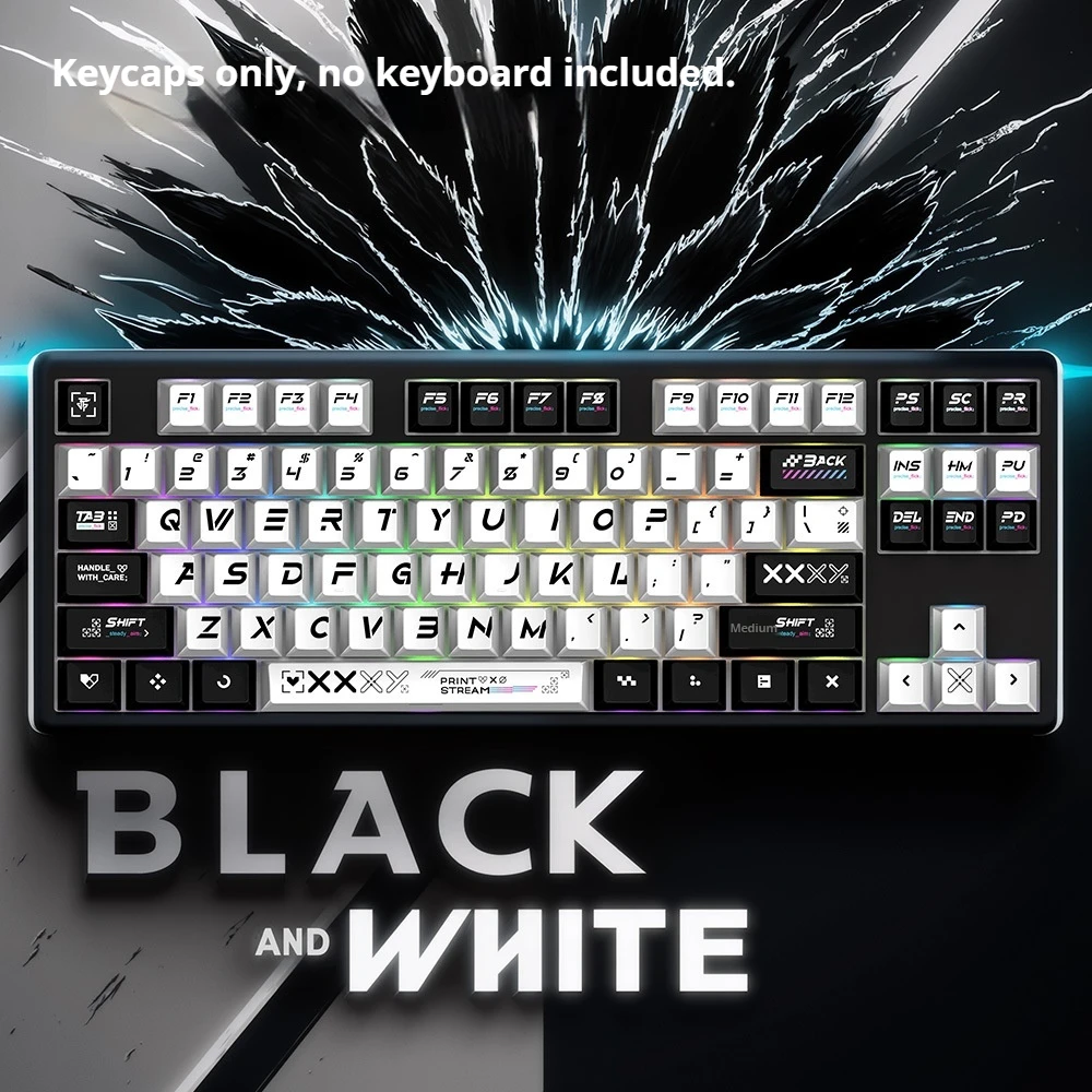 

CS:GO Keycaps Original Height Four-Sided Transparent Heat Sublimation PBT Customizable Mechanical Keyboard Accessories