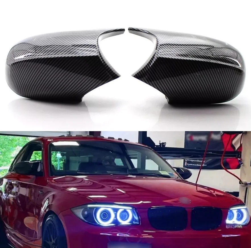 لسيارات BMW E90 E91 2005-2008 Precursor مرآة جانبية من ألياف الكربون الجافة مرفق خارجي 325i 328i