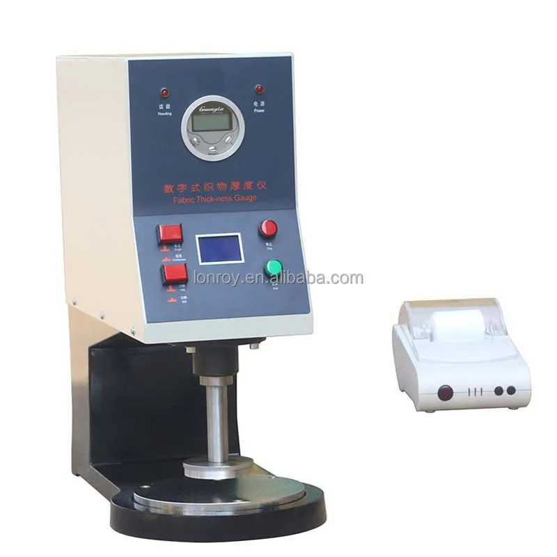 Digital fabric thickness measuring instrument,Fabric thickness measuring tester with Print function