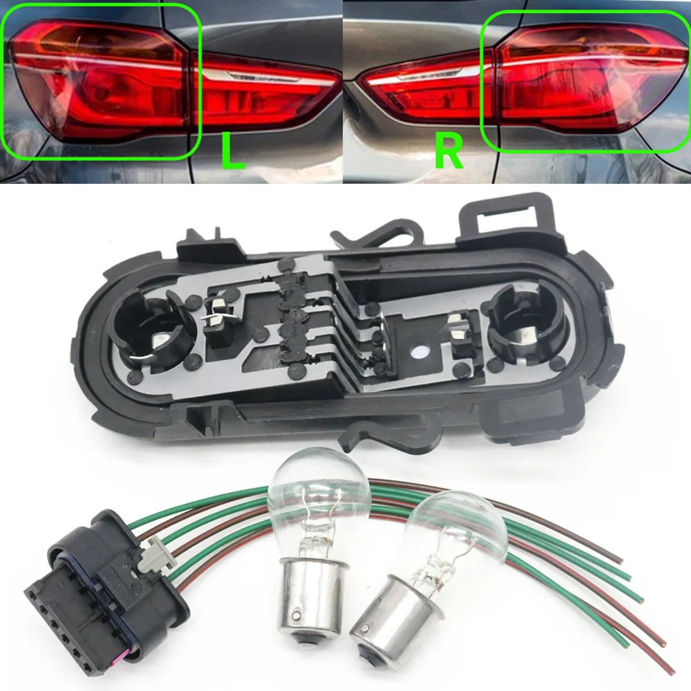 

Exterior Rear Lamp Taillight Circuit Board Holder Socket Bulb Plug For BMW X1 F48 F49 xDrive20Li xDrive25Li xDrive25Le 2016-2019