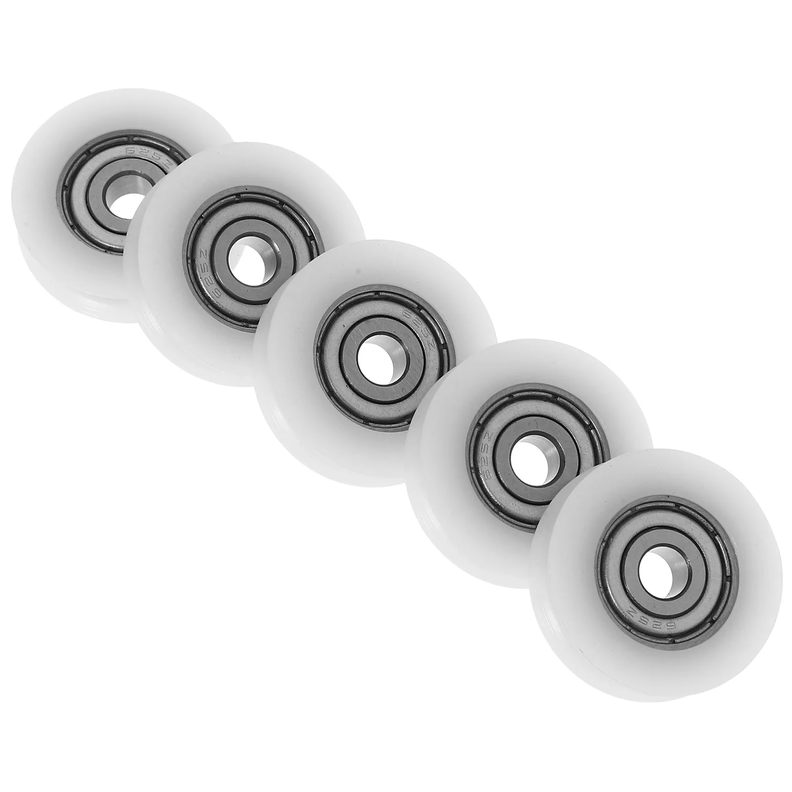

5pcs Plastic Guide Wheel U Groove Bearing Pulley For Sliding Doors Smooth Operation Lightweight Durable Roller Bearings