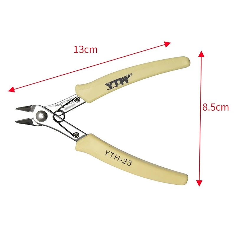 Cutting Pliers Diagonal Pliers Nipper Side Snip Cable Wire Cutter Clamp YTH-23 Mini Electronic Hand Tool Cutters