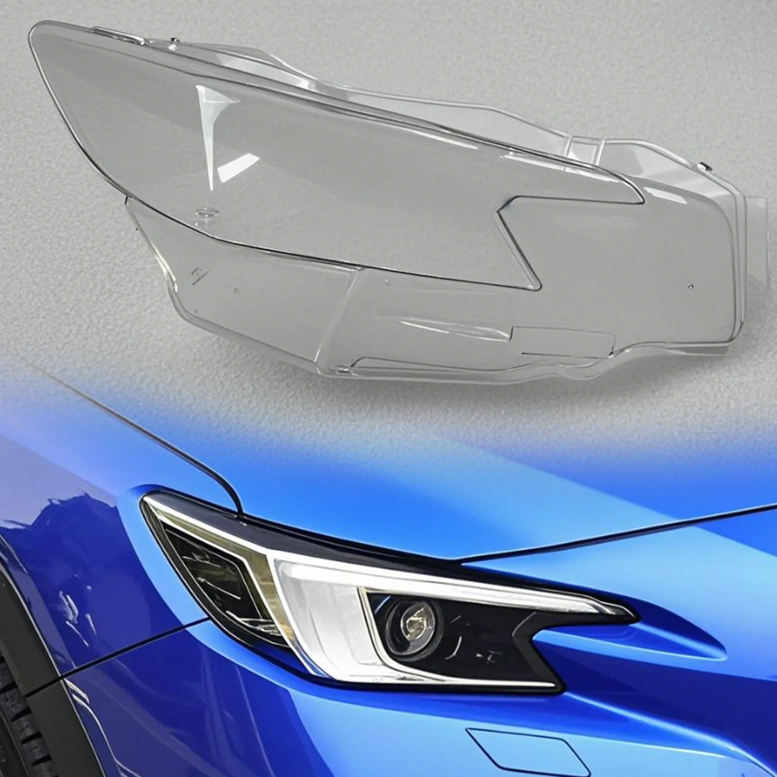 

For Subaru WRX 2022-2025 Right Side Headlight Lens Cover+Sealant Glue