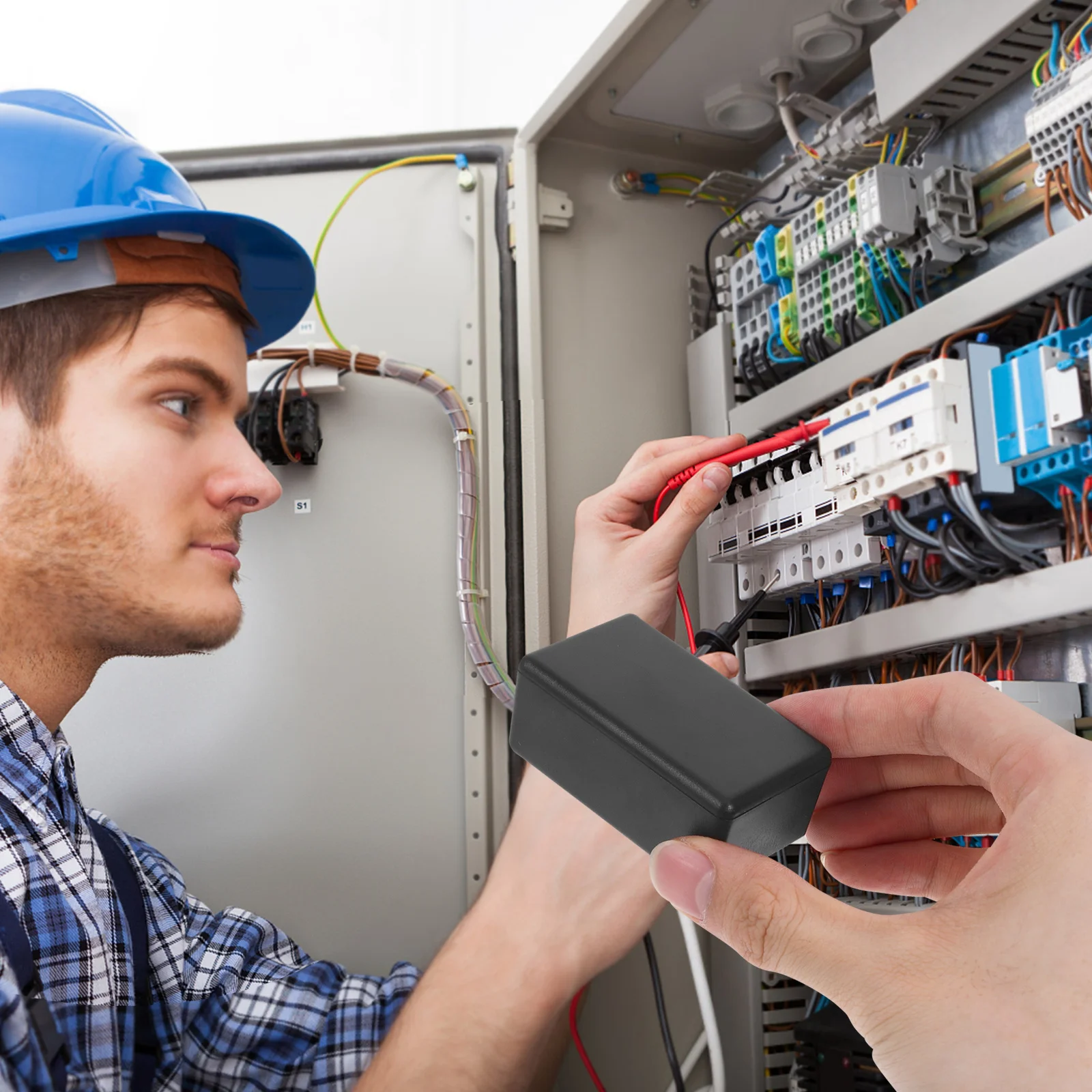 

5 pcs 61X36X25Mm Waterproof Abs Electric Project Case Enclosure Box For Power Supply Units Junction Box Instrument Protection