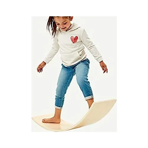 Yoga Wood Balance Board Child Adult Sports Board Balance Board 50 X27CM Plywood Platform