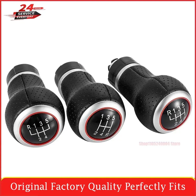 For Audi A4 B6 B7 B8 A6 S4 8K A5 8T Q5 8R S Line Ibiza 6J Seat Leon Mk1 Passat Golf 12mm 5/6 Speeds Car Gear Shift Knob HandBall