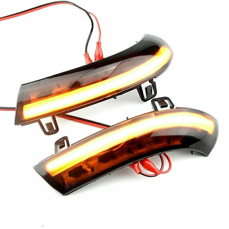 2Pcs LED Mirror Turn Signal Light Waterproof Side Mirror Indicator Lamp 12V LED Dynamic Turn Signal Light For Car Light Supplies