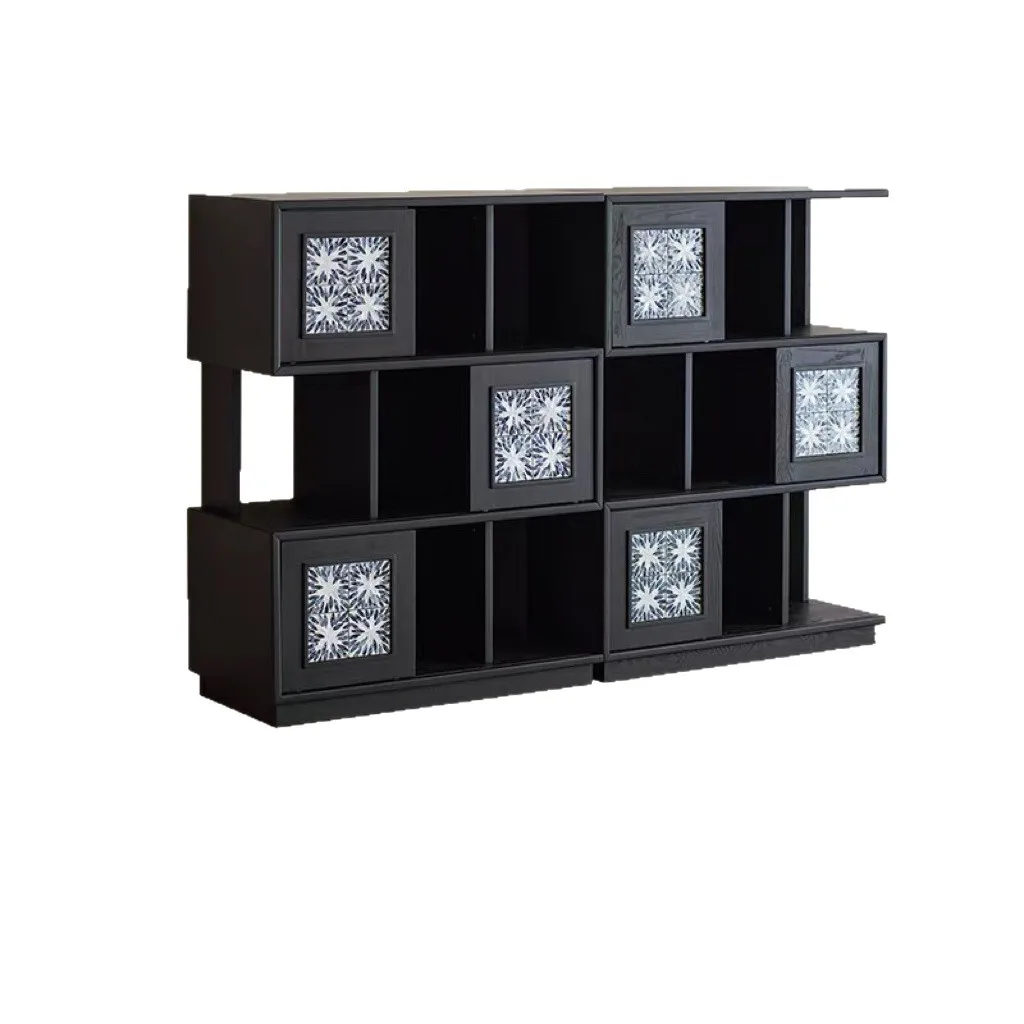 

Средневековый ясень из массива дерева, учебный книжный шкаф, полка для гостиной, дизайнерский шкаф для хранения, комбинированный шкаф