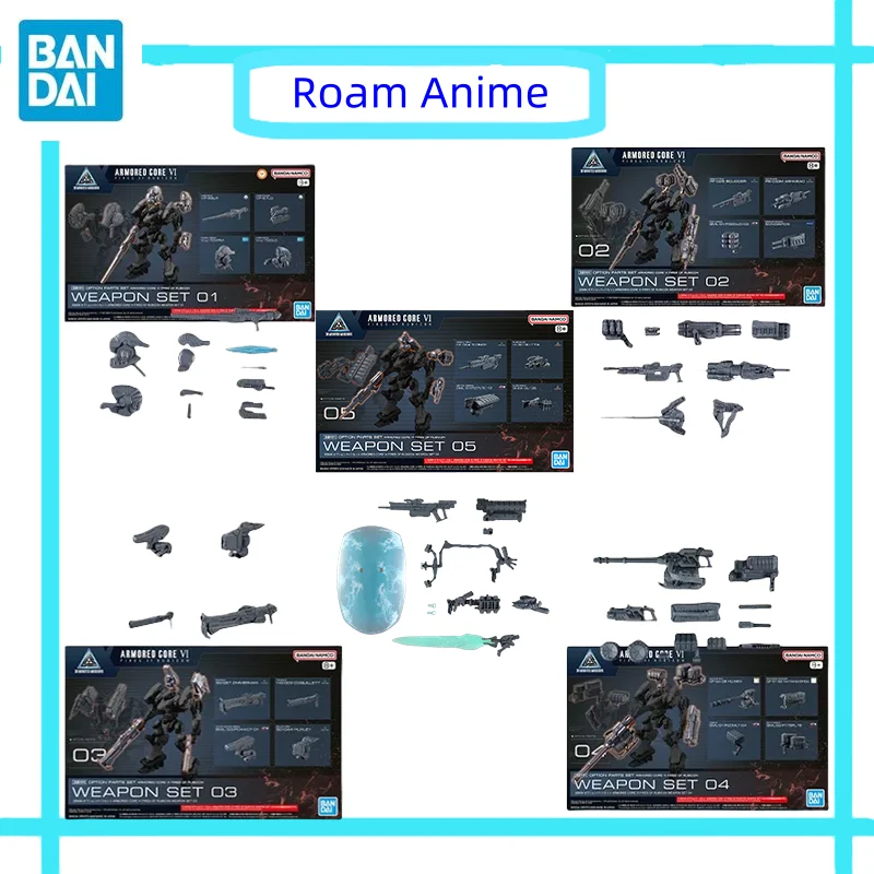 

Original Bandai Anime 30MM ARMORED CORE Ⅵ FIRES OF RUBICON SET 01 02 03 04 05 model toys Action Figure Toys For Kids